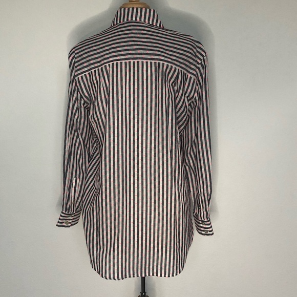 FINLEY Stripped Button-Down Shirt Size Medium - Picture 3 of 6